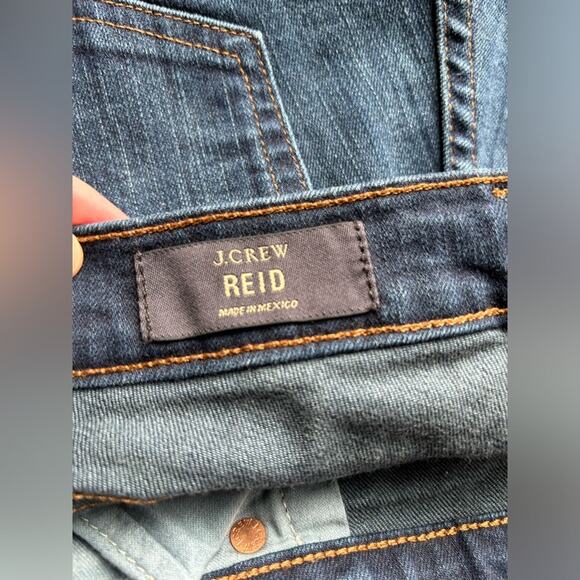 J. Crew REID Sexy Slimming Dark Wash Mid-Rise Skinny Stretch Denim Jeans Size 27 - Picture 5 of 8